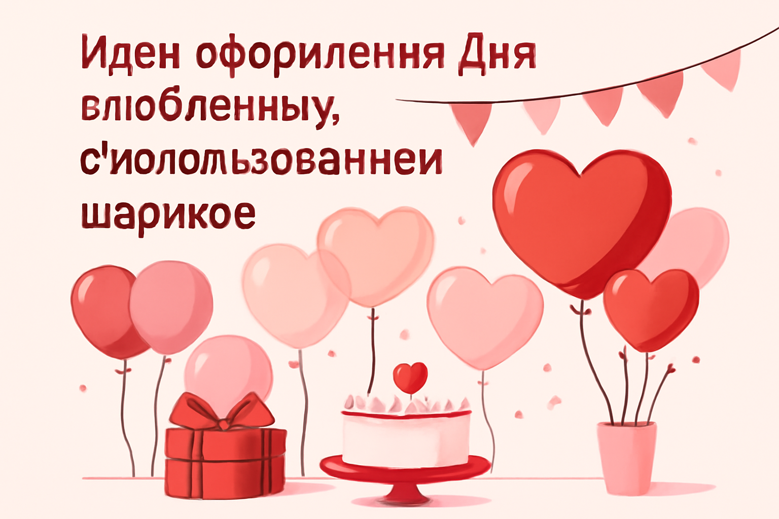 Идеи оформления Дня влюбленных с использованием шариков